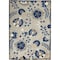 Homeroots 5 x 8 ft. Natural & Blue Indoor & Outdoor Area Rug 384859 - alternate 1